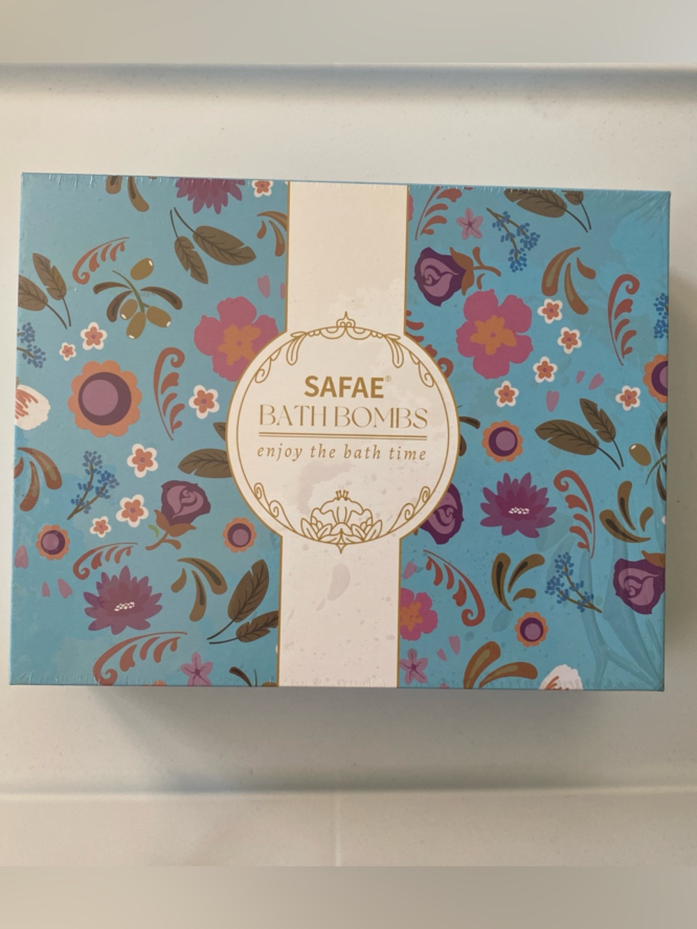 Floral Bath Bomb Set - Relaxing Scented Bath